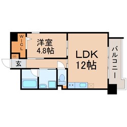 立花駅 徒歩2分 7階の物件間取画像